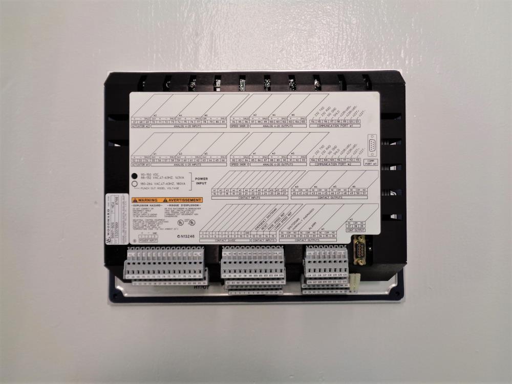 Woodward 505 Turbine Digital Control 9907-826 w/ (1) Spare Unit for Parts